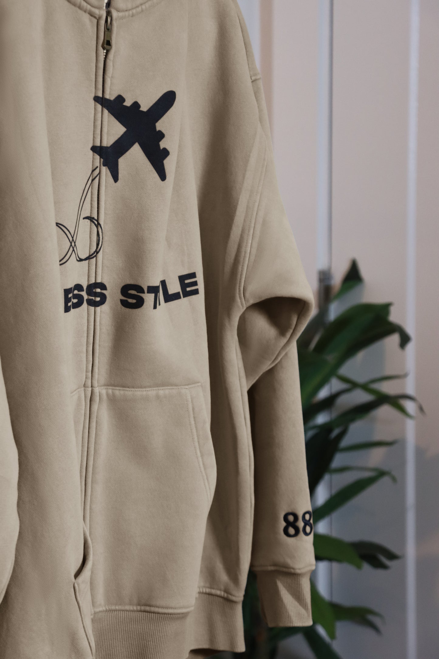 Fitness Style” Zip-Up Hoodie