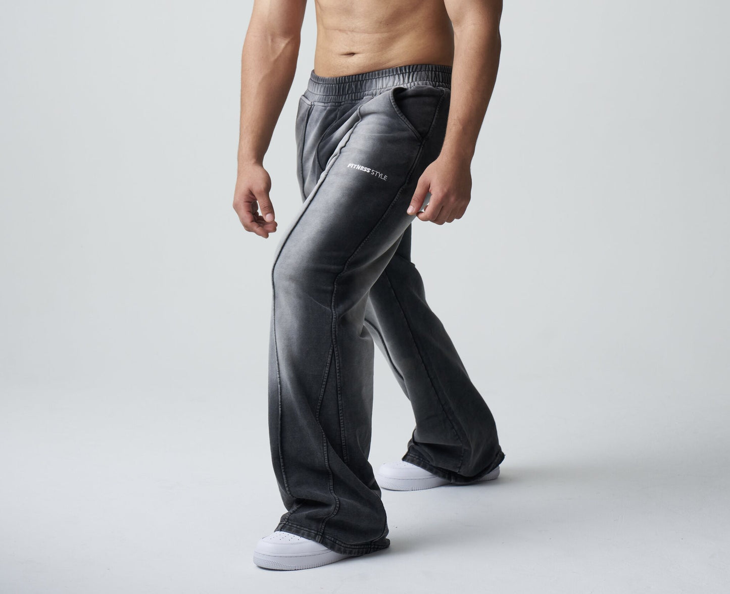 Black Drift Faded Pants