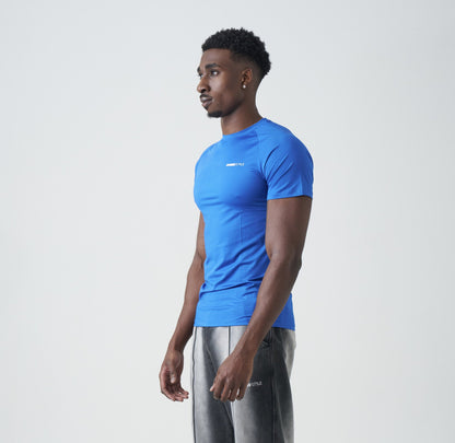 Blue Compression T-Shirt (Fitness Style)