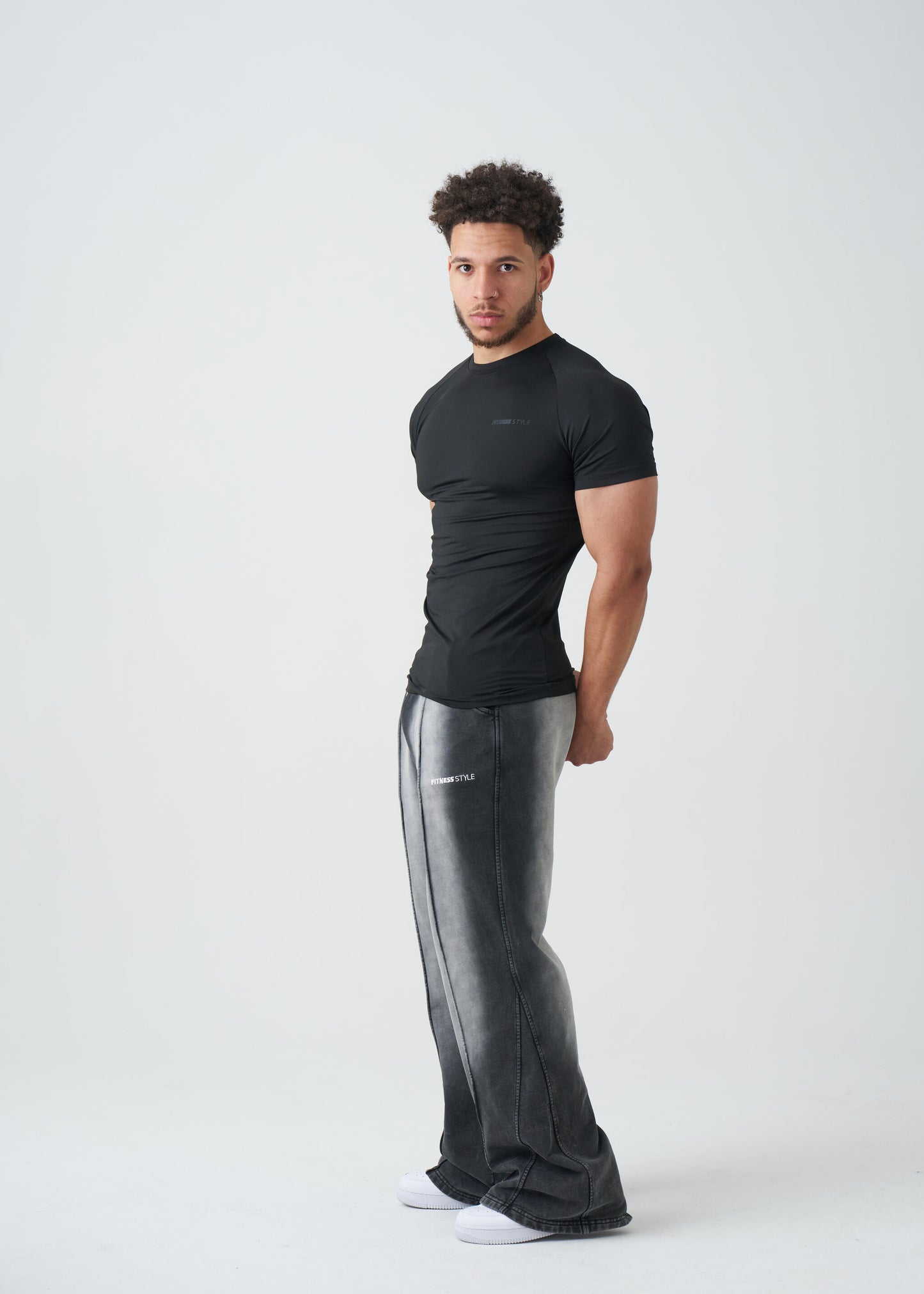 Black Drift Faded Pants