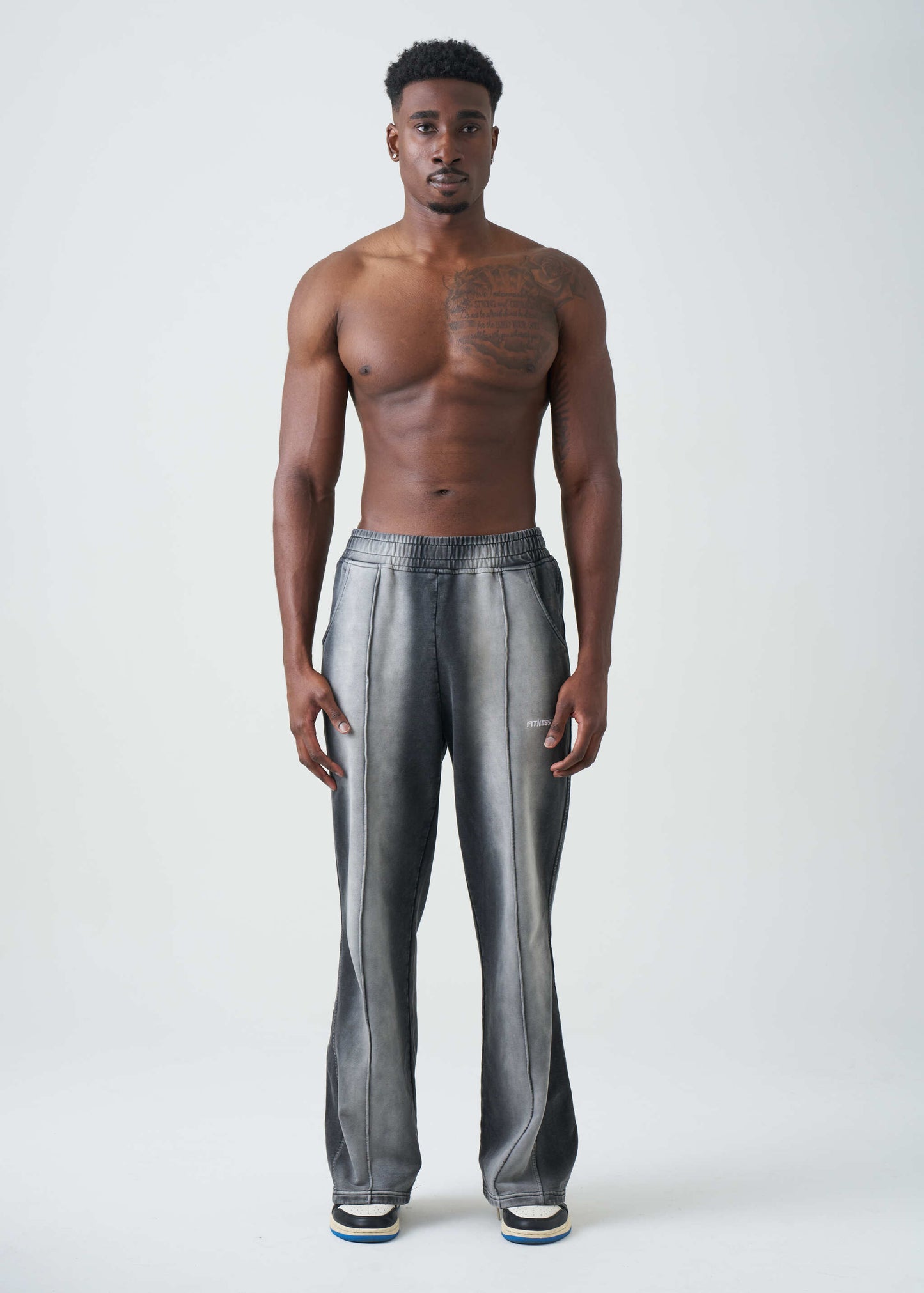 Black Drift Faded Pants