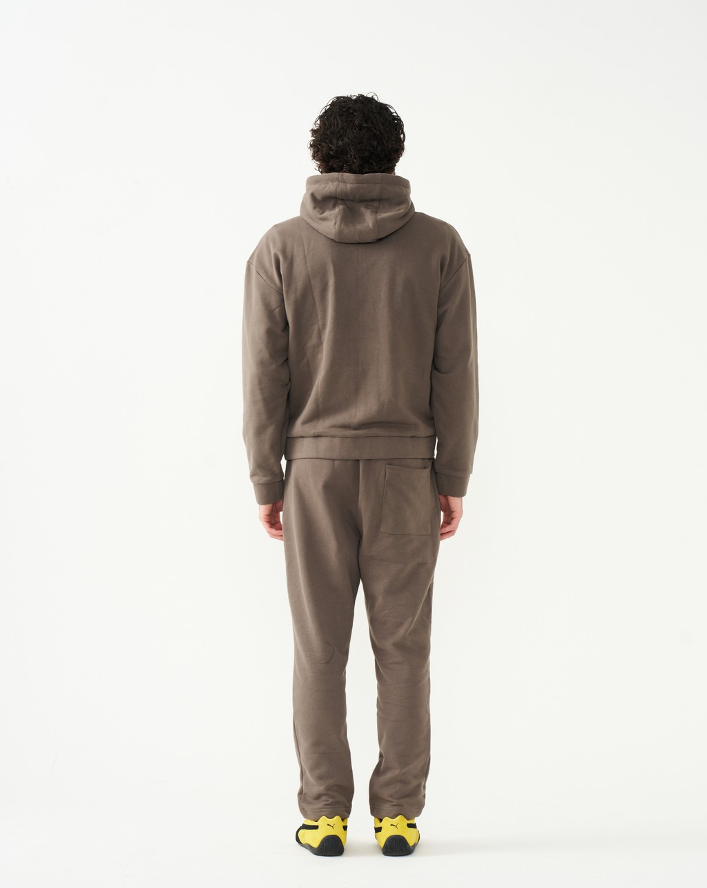 FitnessStyle Brown Hoodie Track Suit