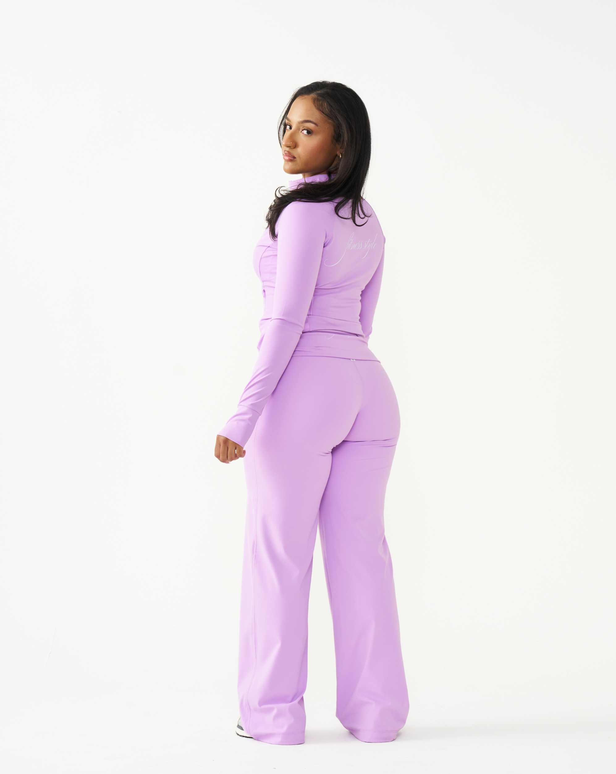 FitnessStyle FitnessStyle lavender jacket, bra and leggings set