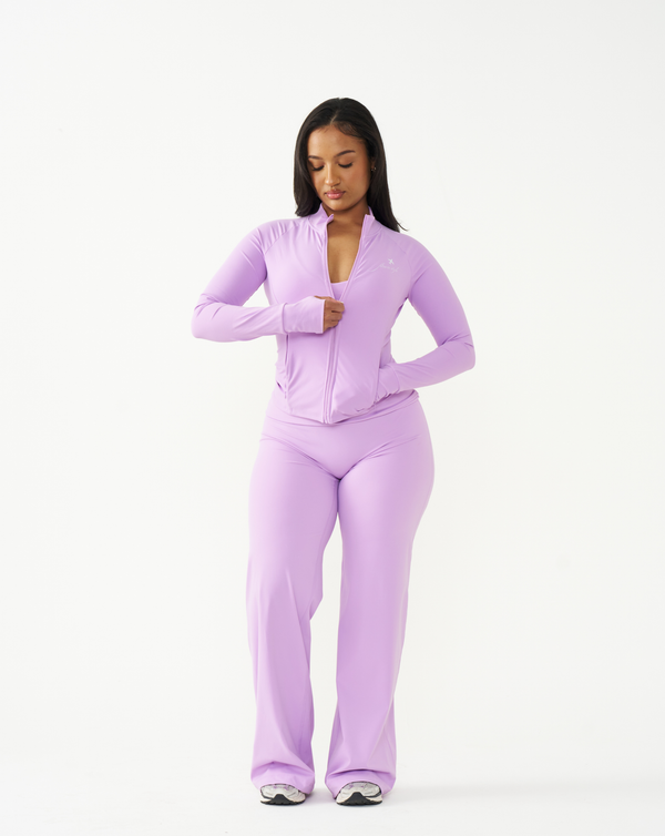 FitnessStyle FitnessStyle lavender jacket, bra and leggings set