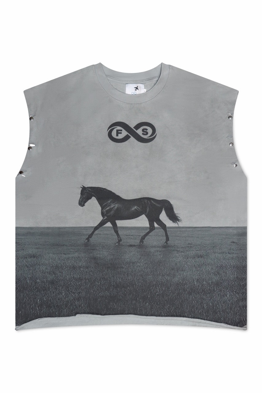 FitnessStyle The 'Kaisen' Graphic Sleeveless Shirt