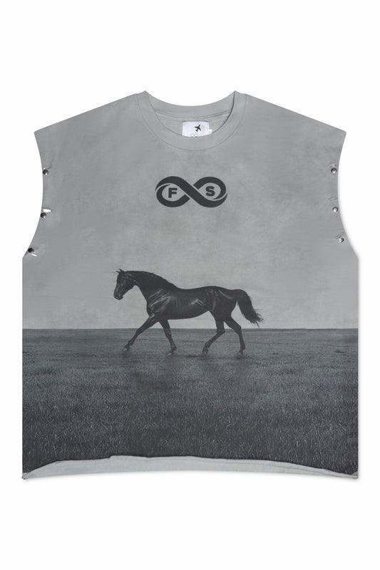 FitnessStyle The 'Kaisen' Graphic Sleeveless Shirt