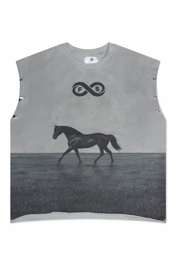 FitnessStyle The 'Kaisen' Graphic Sleeveless Shirt